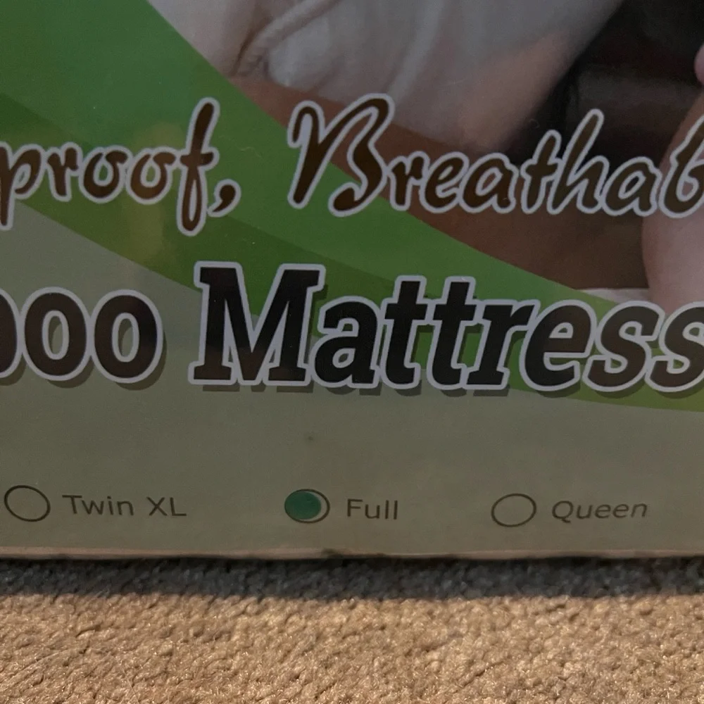 Utopia Bedding Bamboo Mattress Protector - Cream